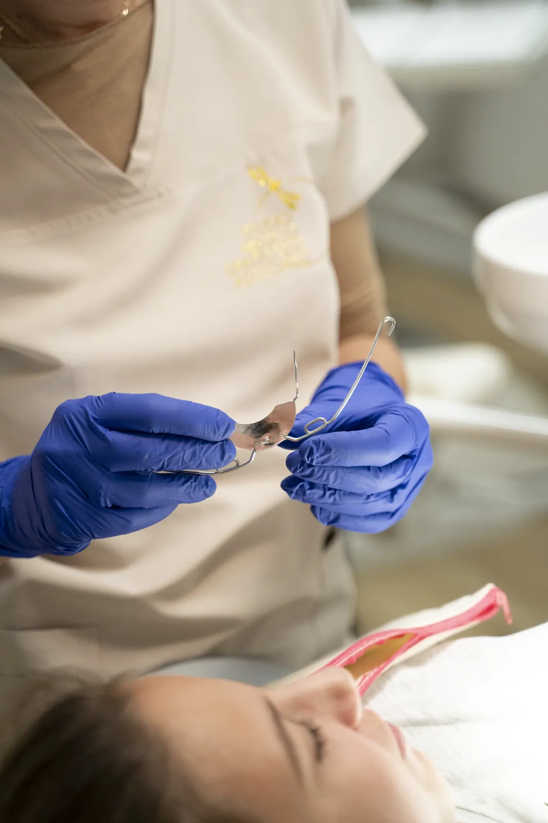 Preparazione di un apparecchio ortodontico